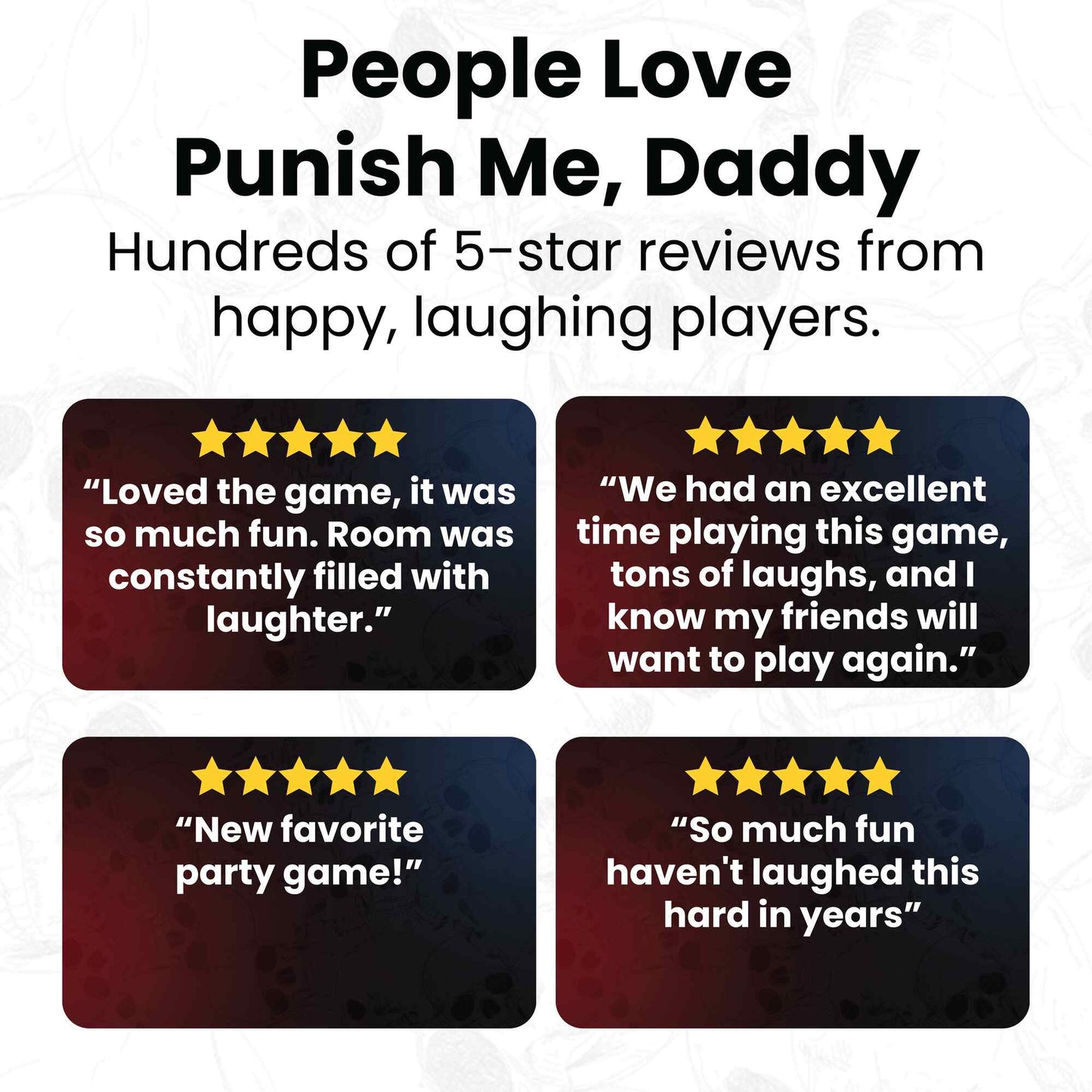 Punish Me, Daddy Card Game