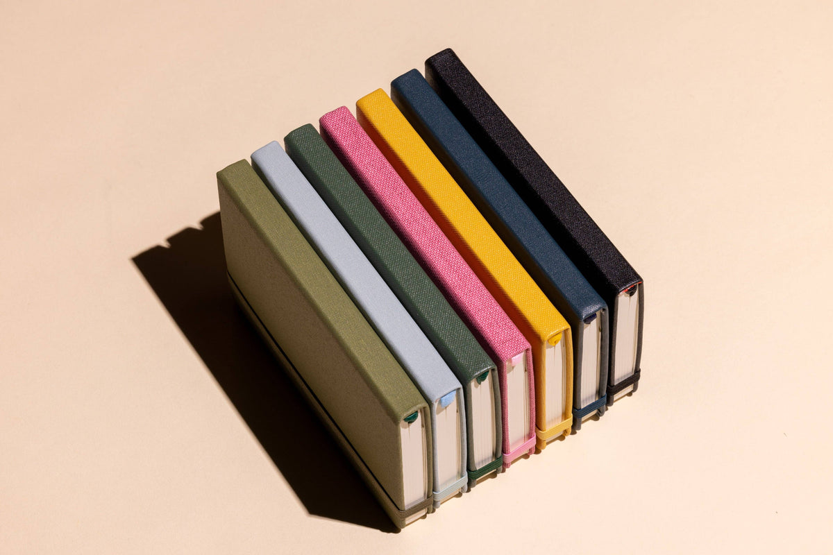 Pocket Notebook | Small Lined Journal | 7 Colors : Mustard