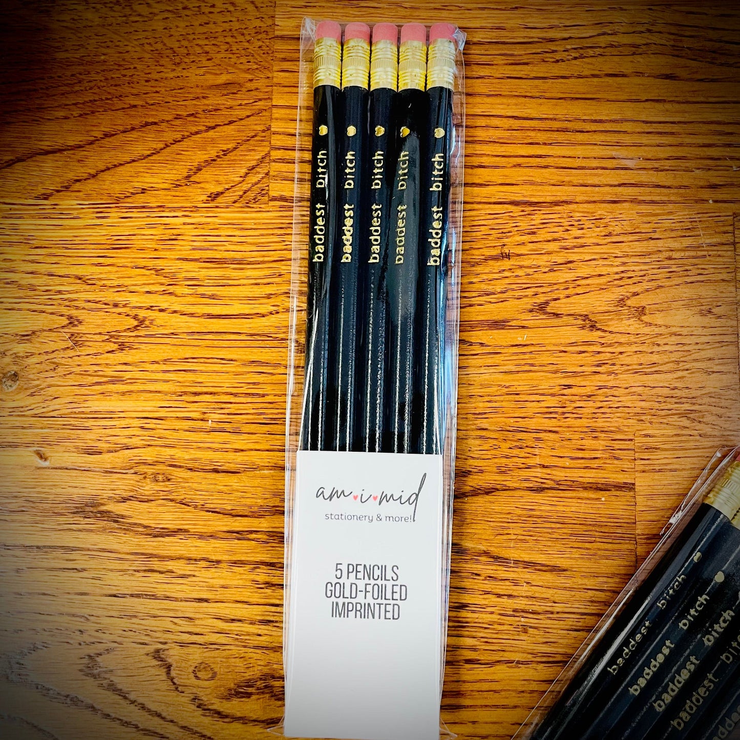 Baddest Bitch Pencil Set