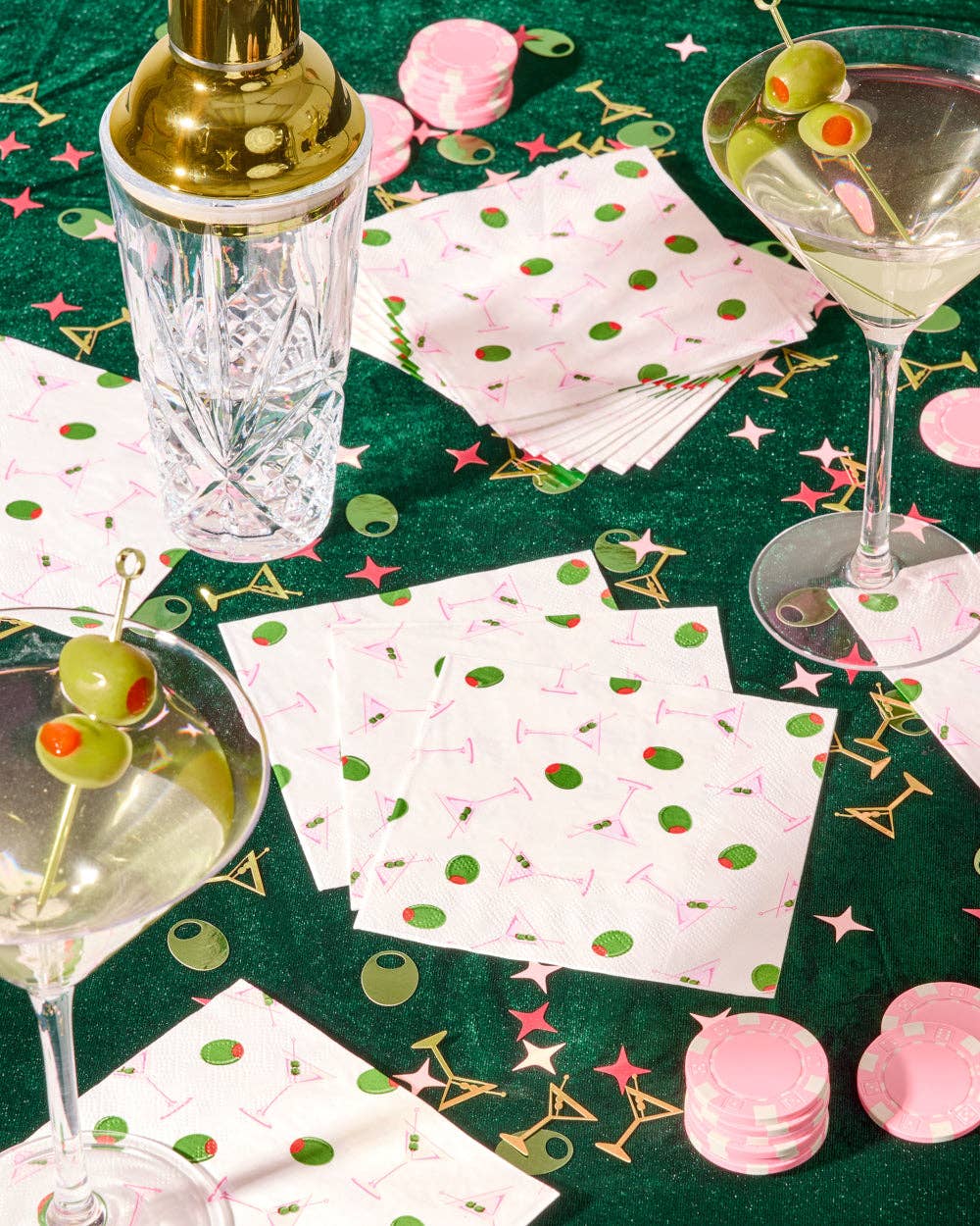 Martini Napkins | 25 Pack, Party, Birthday, Cocktails
