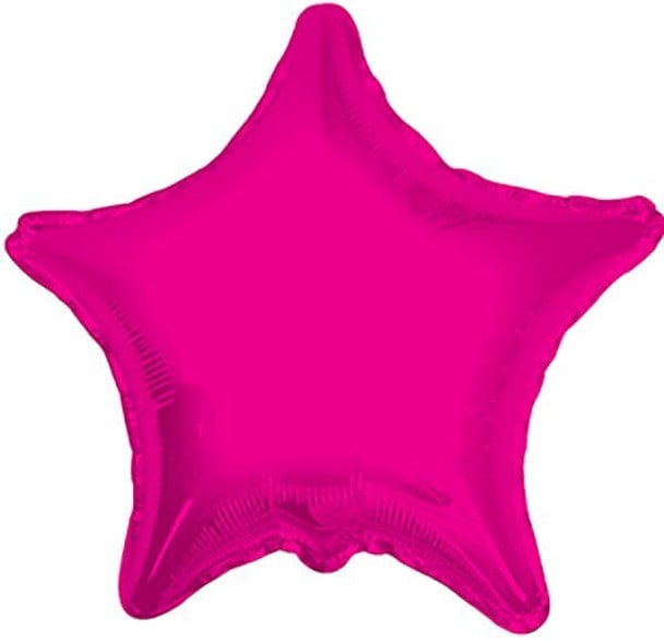 18" Hot Pink Star Balloon