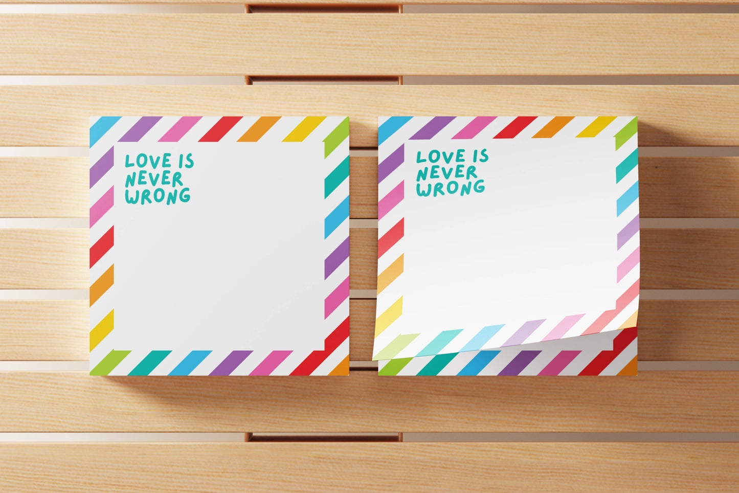 Love Is Never Wrong Sticky Notes