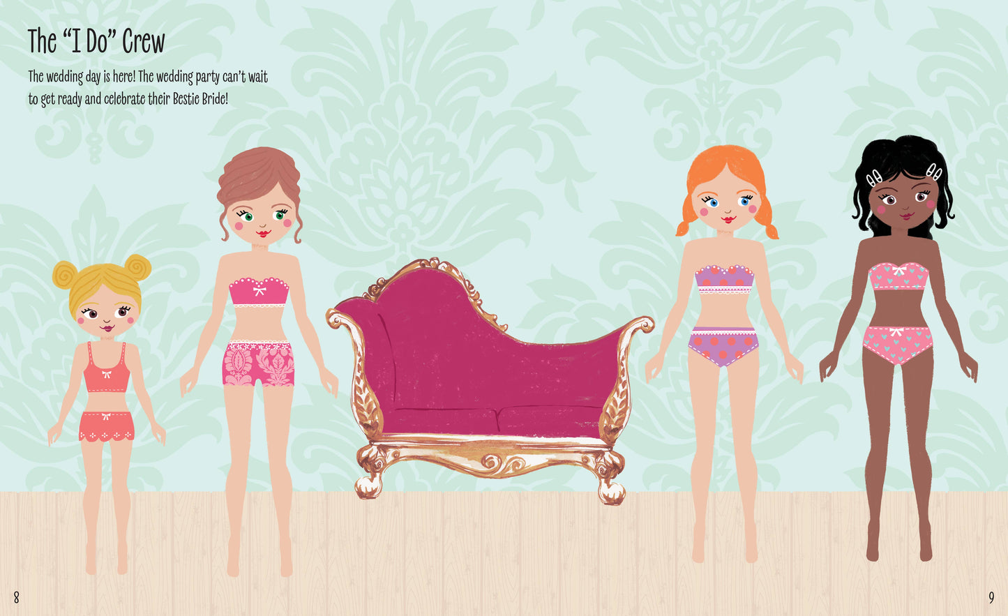 My Sticker Dress-Up: Flower Girls