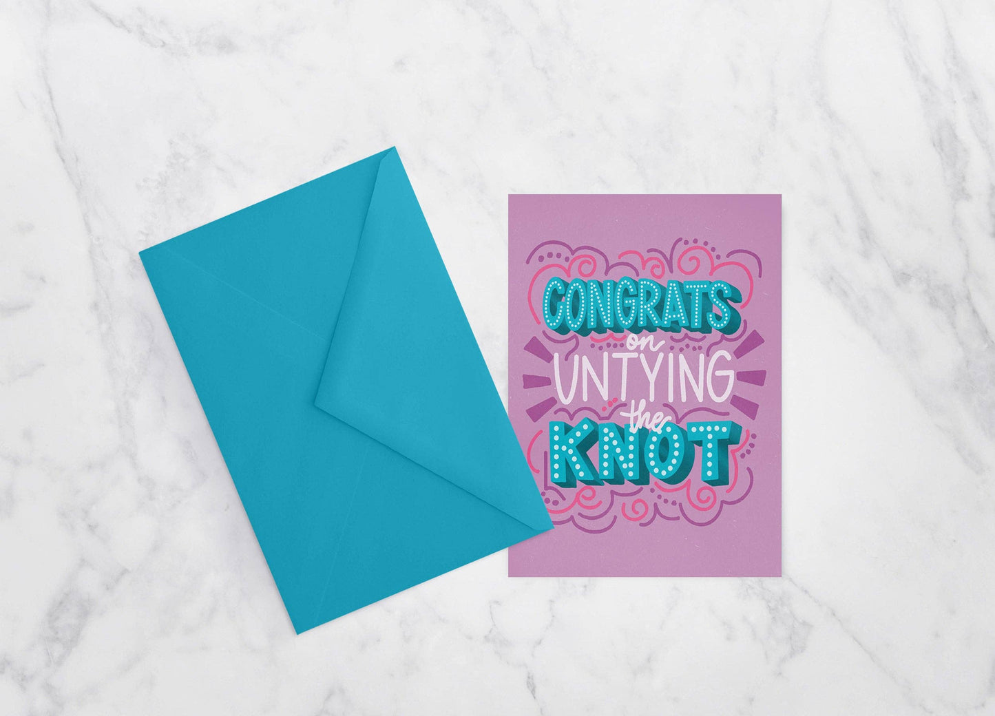 Congrats on Untying the Knot Divorce Card