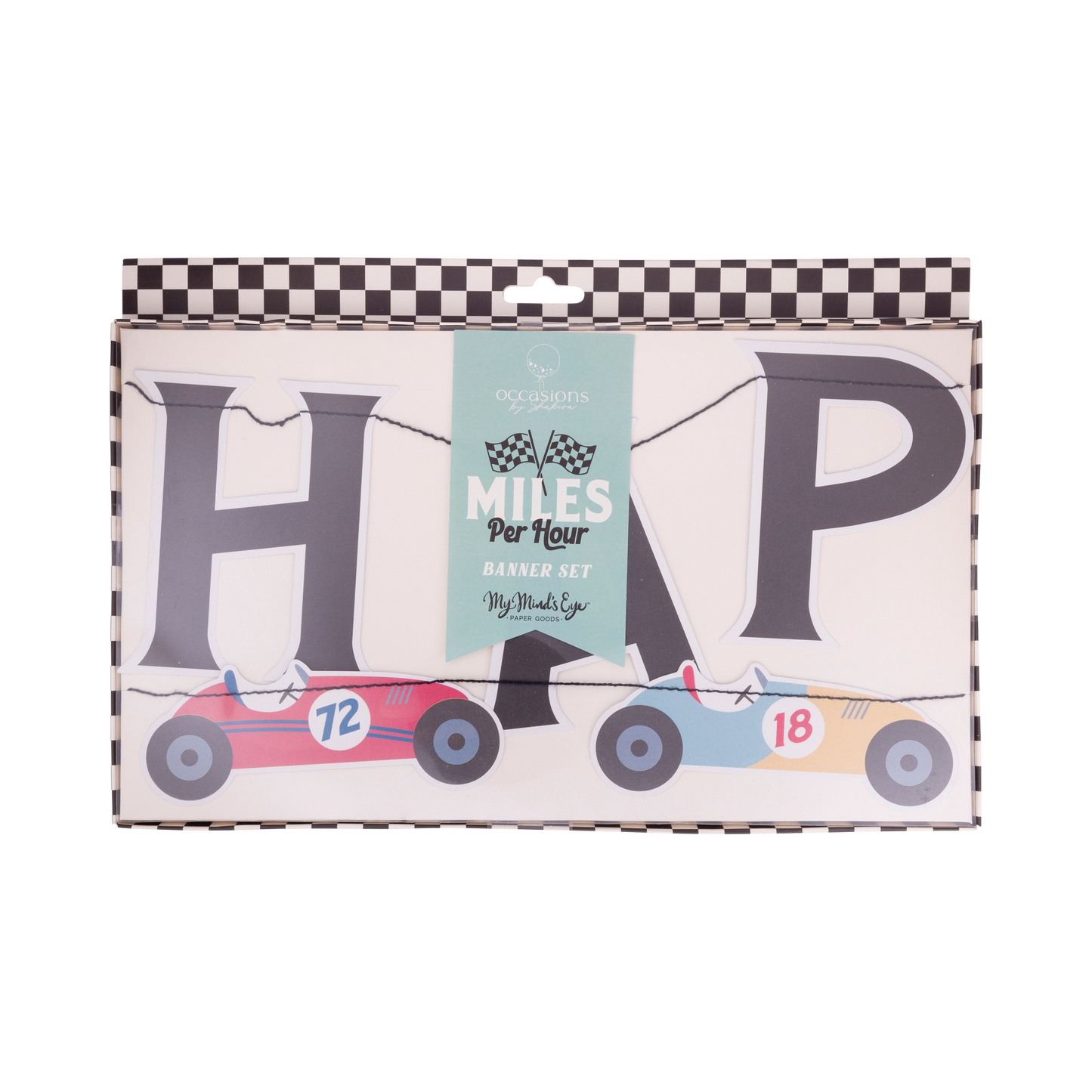 Miles per Hour - Happy Birthday Banner Set