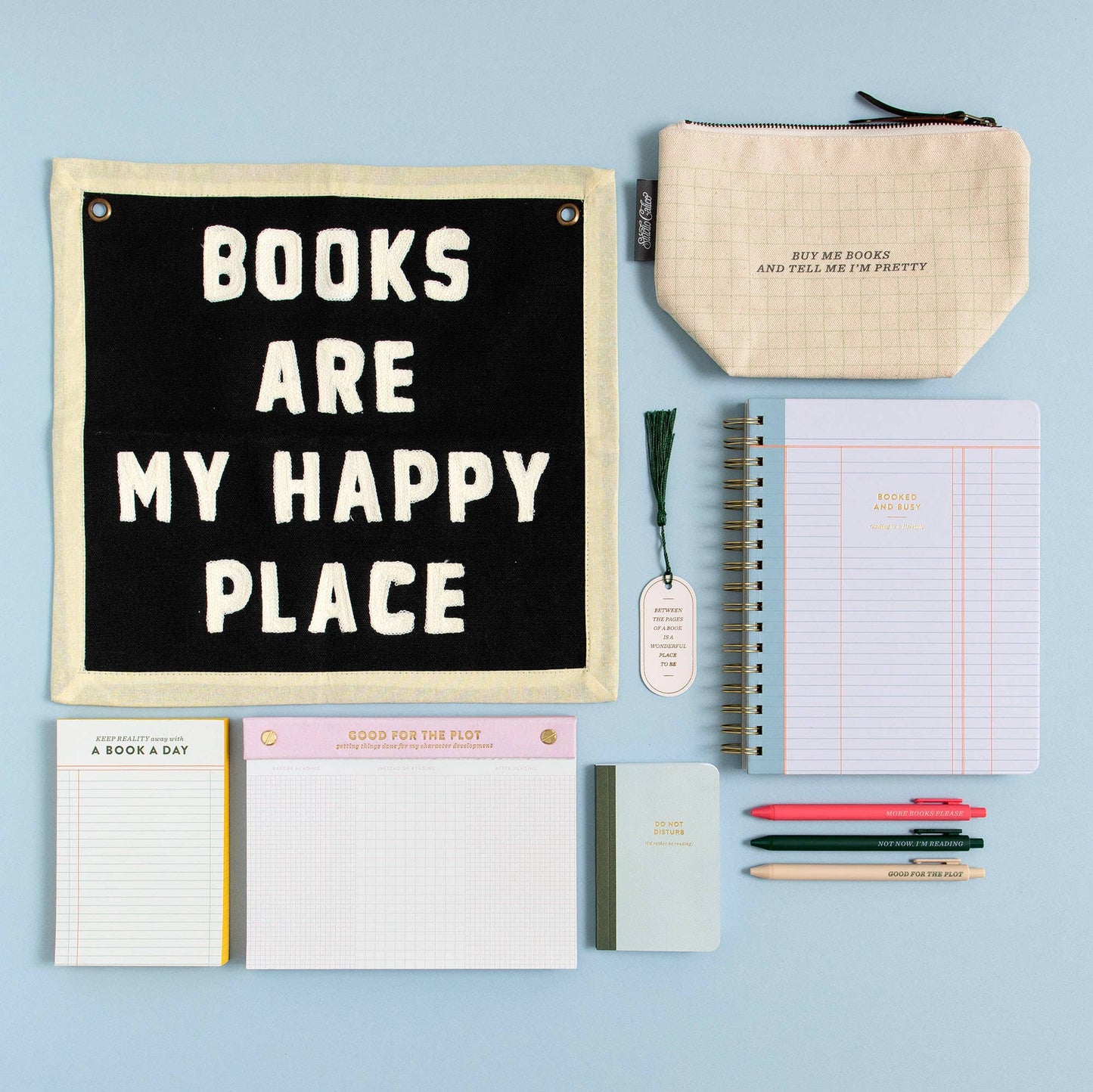 Booked and Busy Reader Spiral Notebook