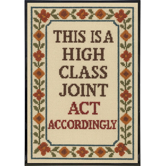 This is a High Class Joint Poster Print: Framed Print