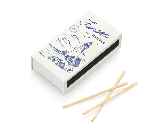 Fansea Matches | White Keepsake Matchbox