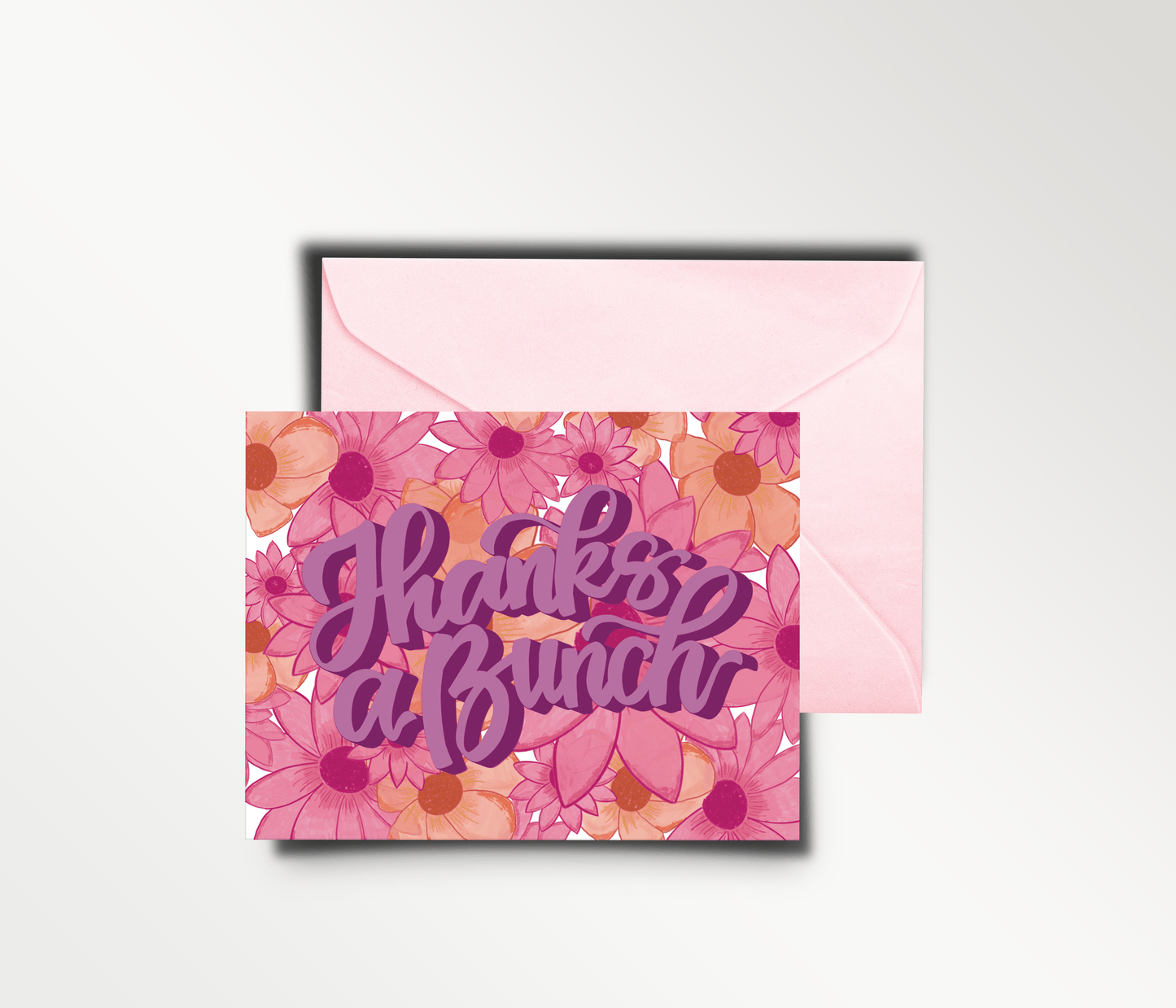 Thanks a Bunch | pretty, cute thank you card set