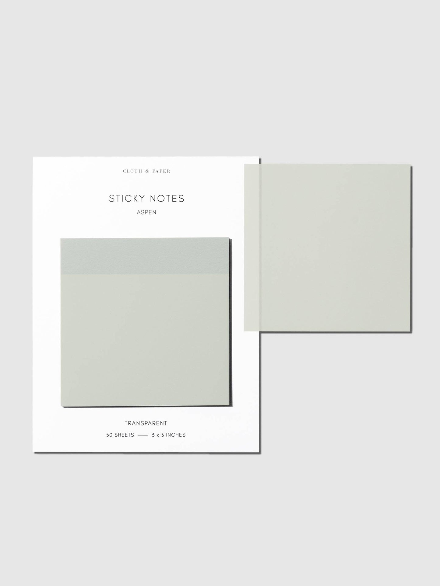 Transparent Sticky Notes: Cotton