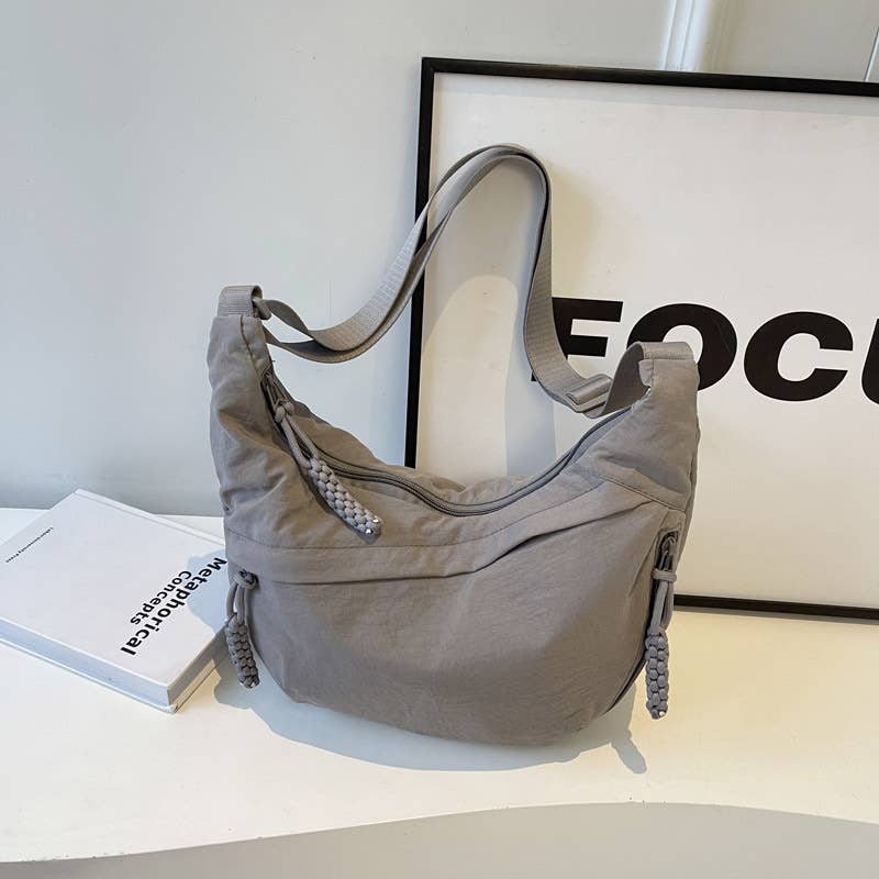 Shoulder Bag & Crossbody Bag for Women Premium Carryall: Grey