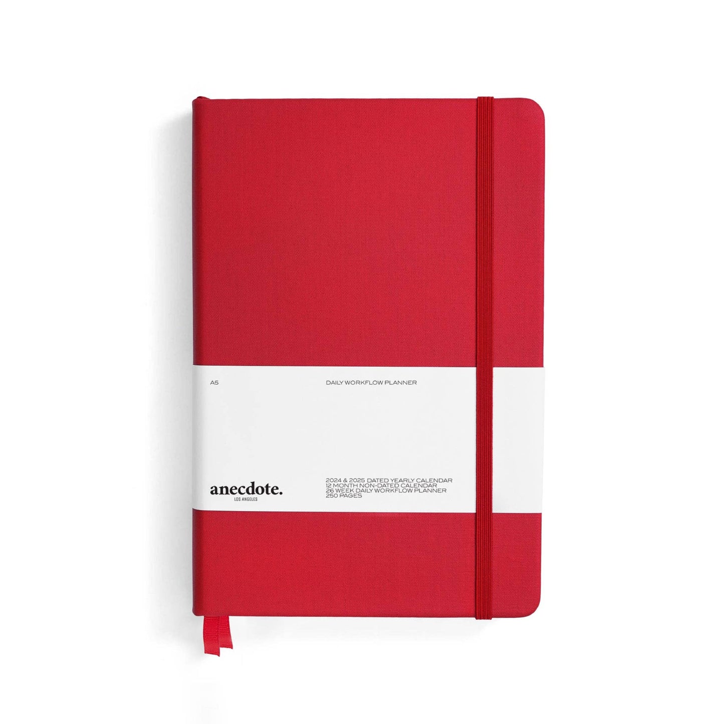 The Daily Planner - Hardcover with Library Buckram Cover: Dutch Blue