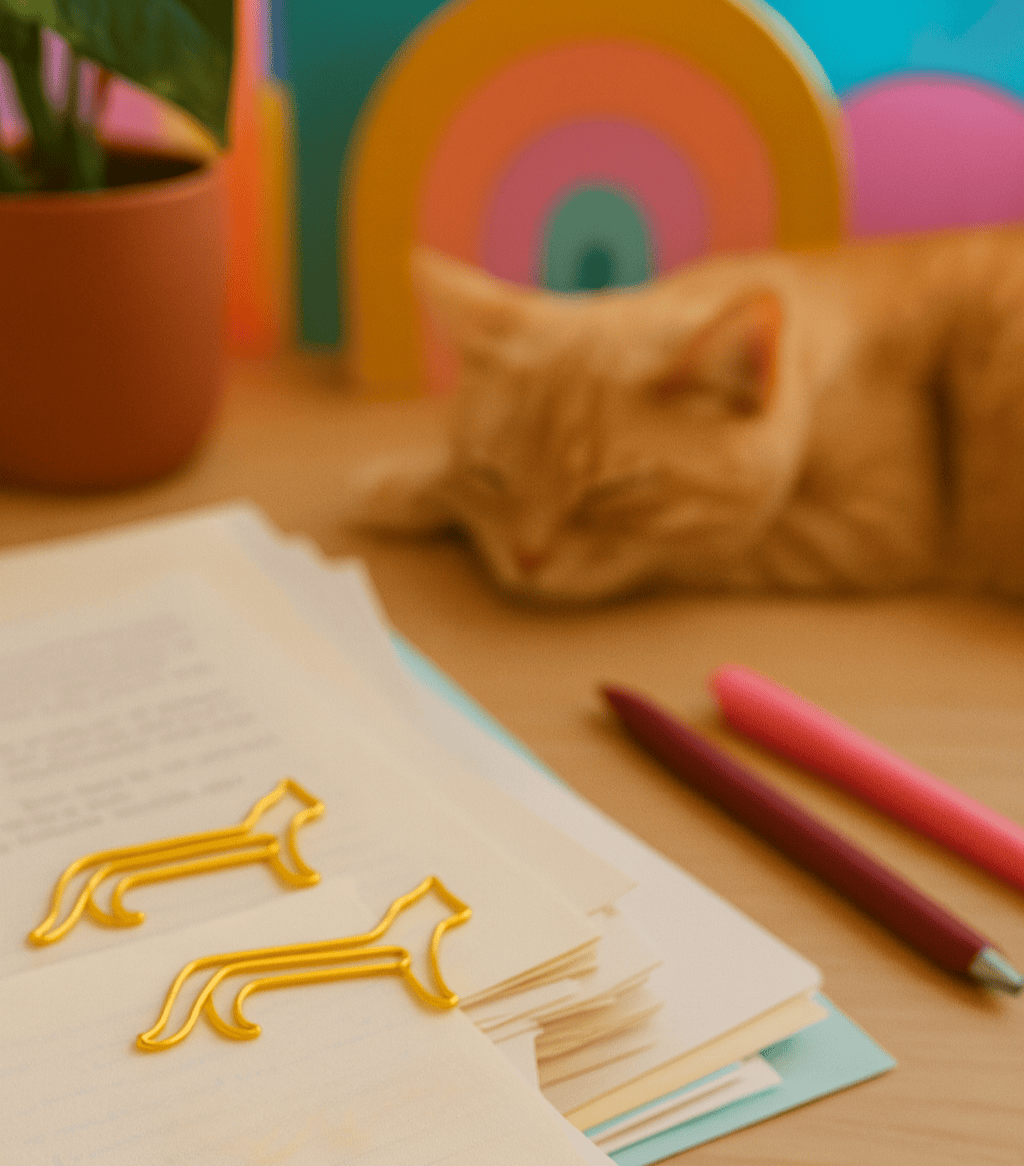 Cat Paper Clips