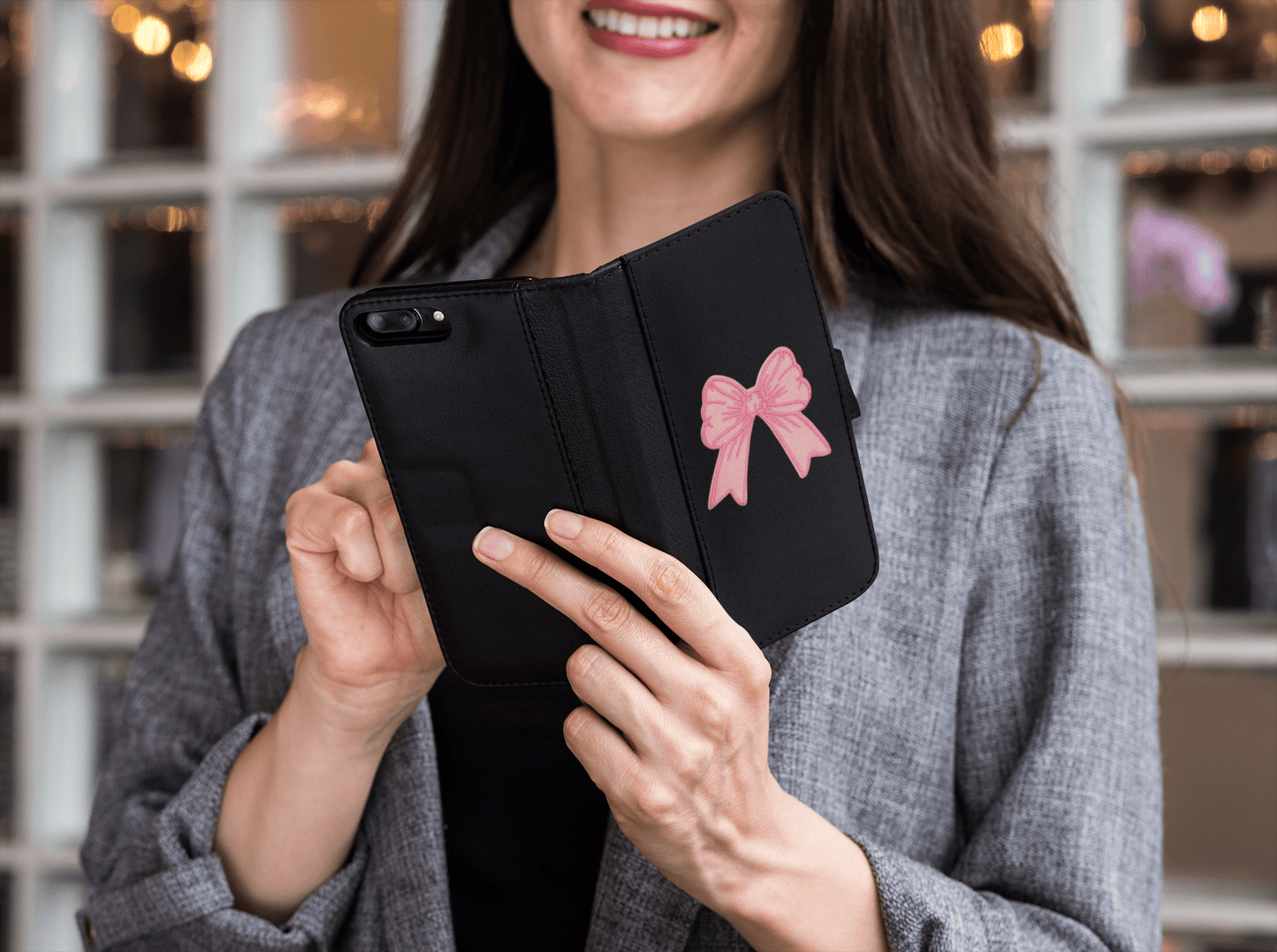 Pink Coquette Bow, Dainty Ribbon, Embroidered, Iron on Patch