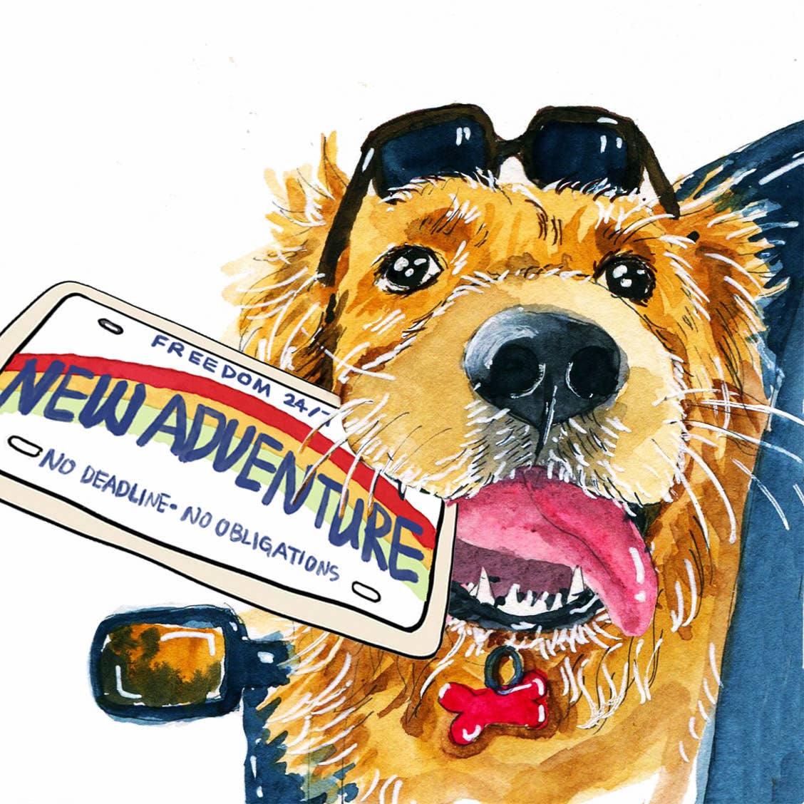 Road Trip Adventure Awaits - Funny Retirement Card