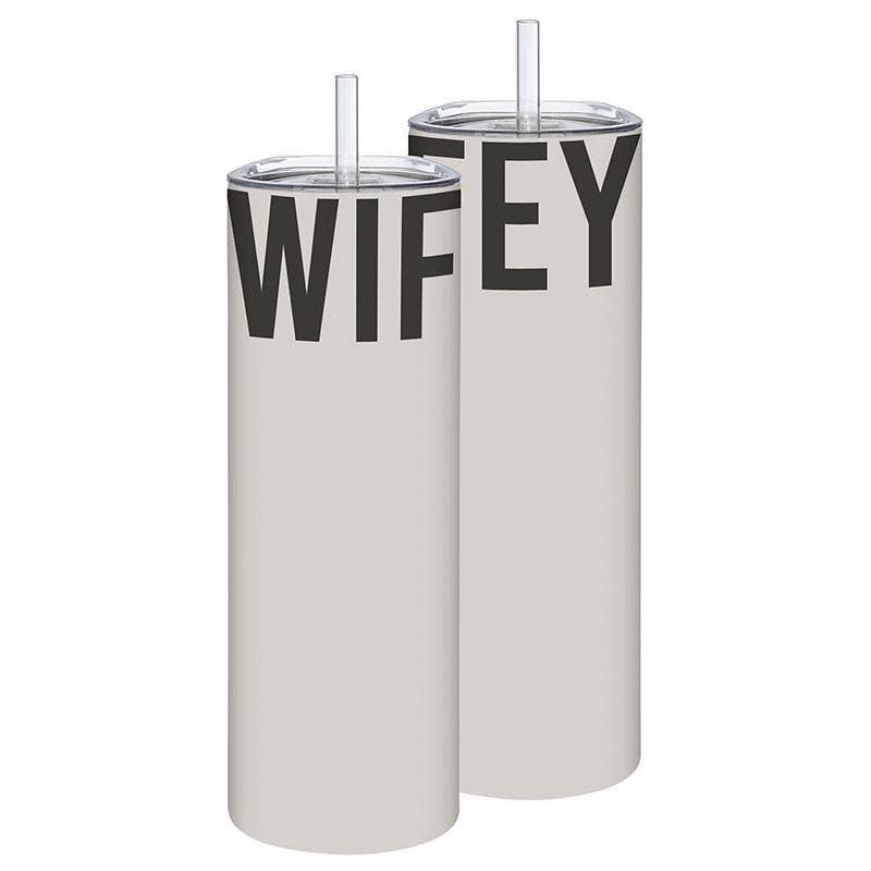 Matte Skinny Tumbler - Wifey