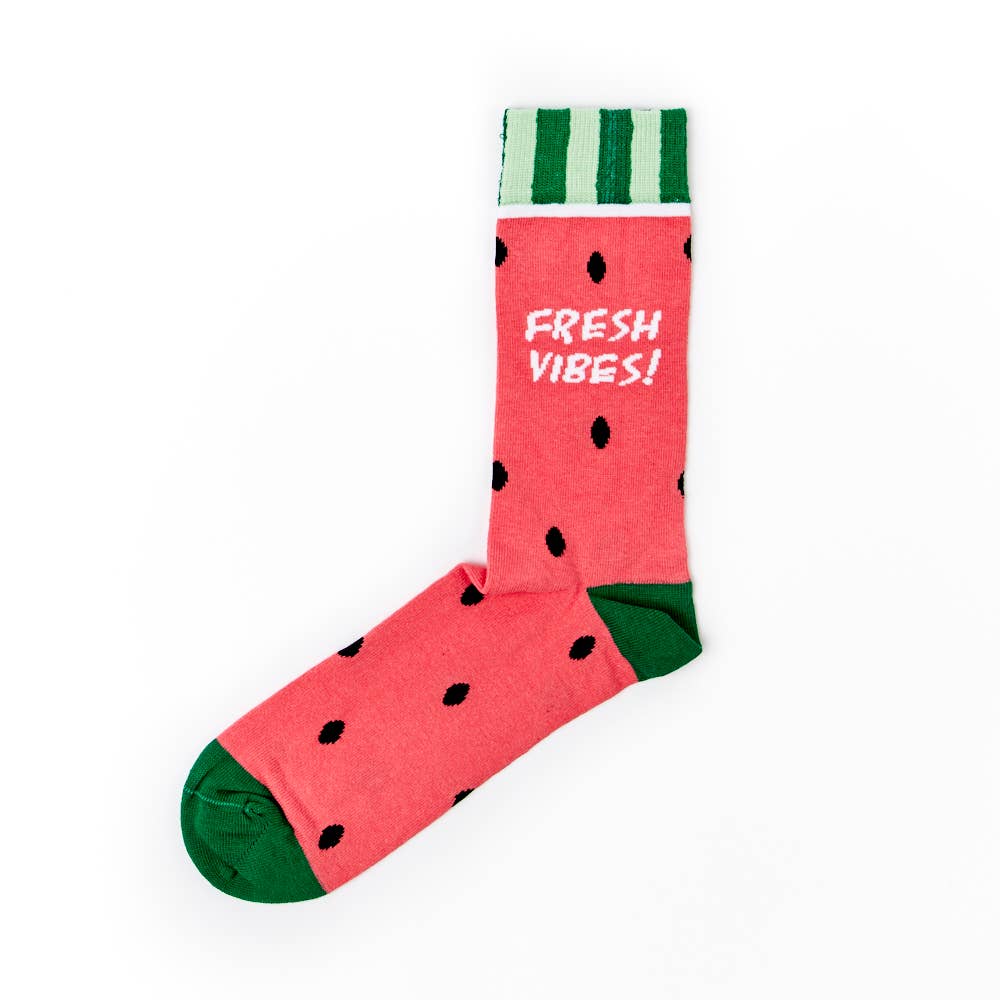 Unisex Watermelon Slice Socks Gift Set