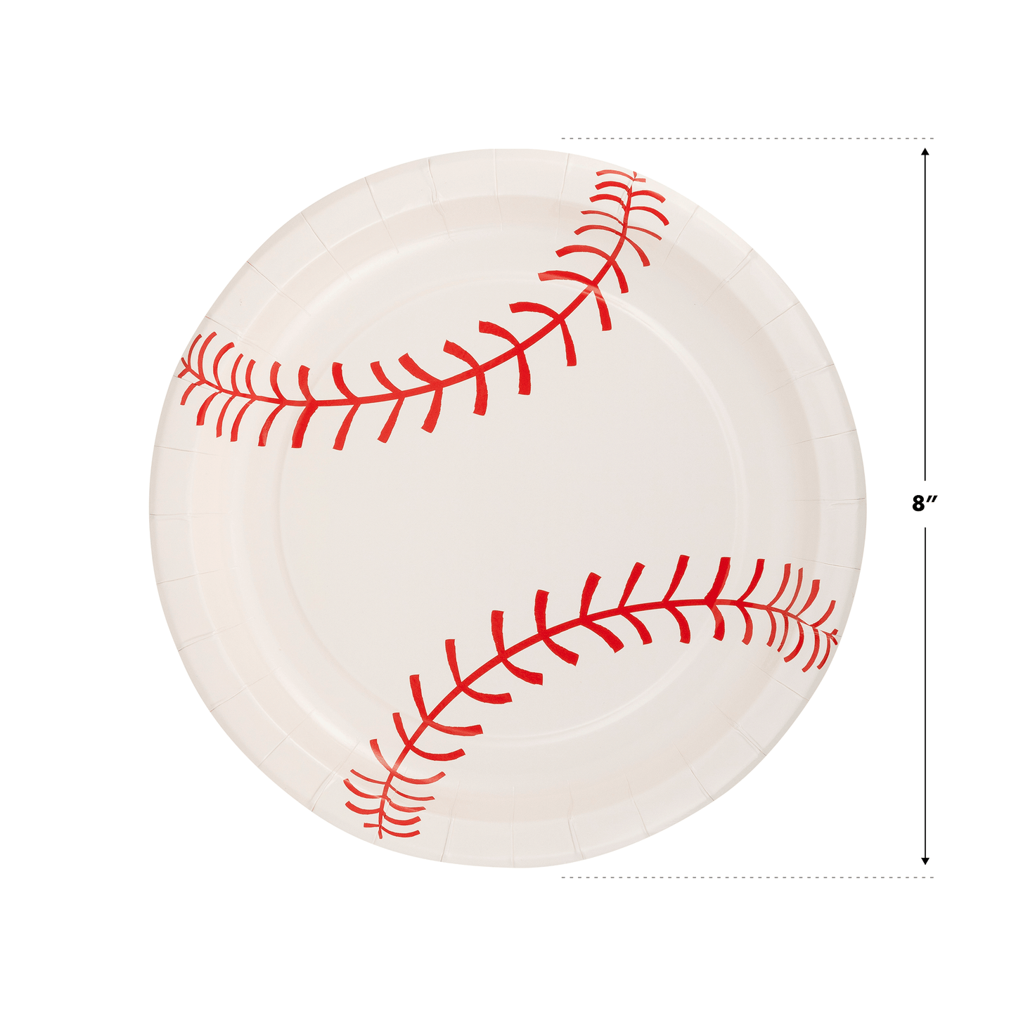 Baseball Paper Plate