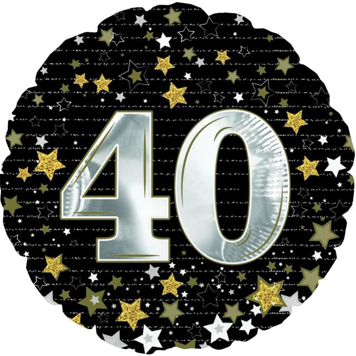 18" 40th Birthday Balloon