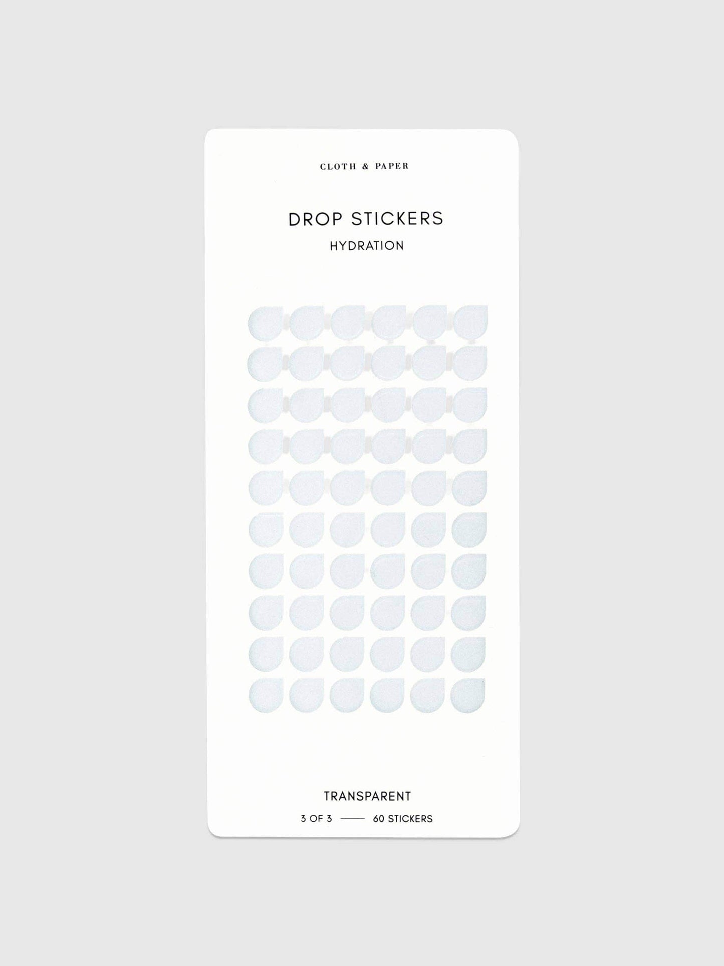 Wellness Stickers | Icons, Text & Drops: Aspen