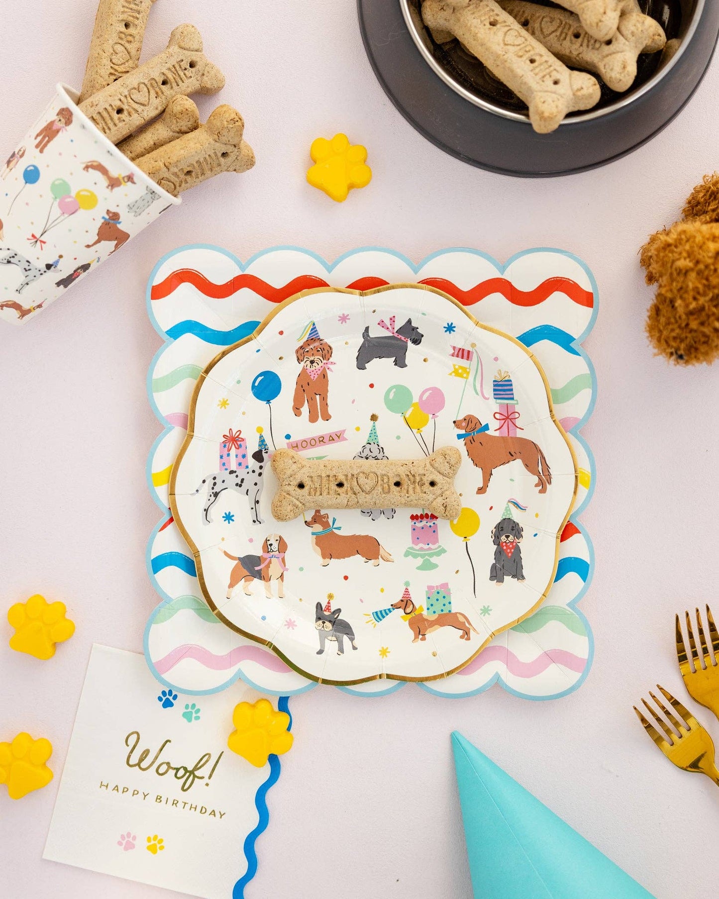 Dog Party Plate