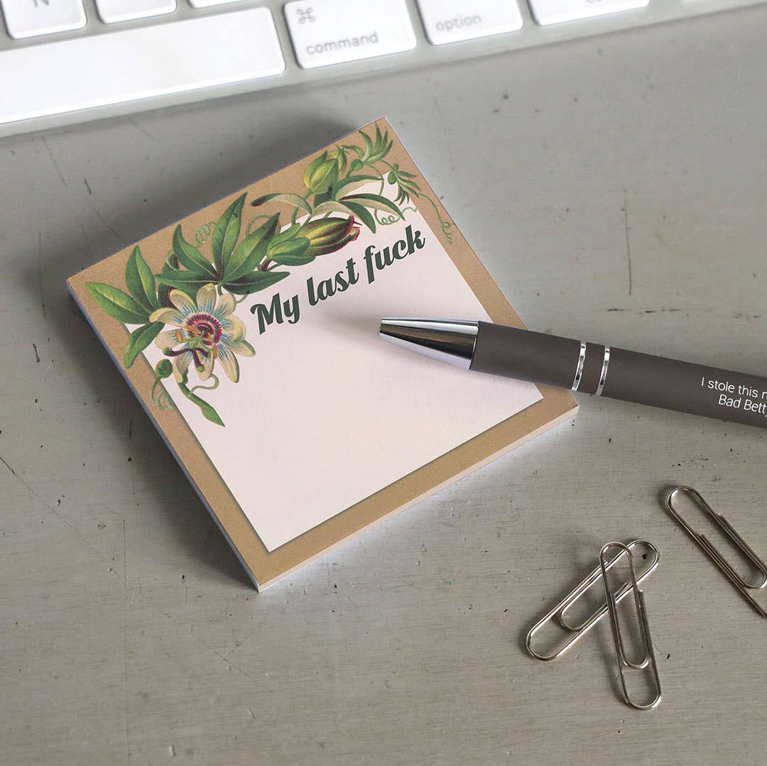 My Last Fuck - Sticky Note Pad
