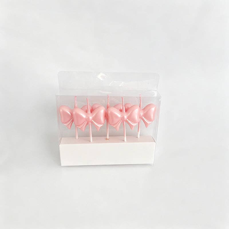 5 Bow Shaped PCS Set: Light Pink / One Size/1Pack/5PCS