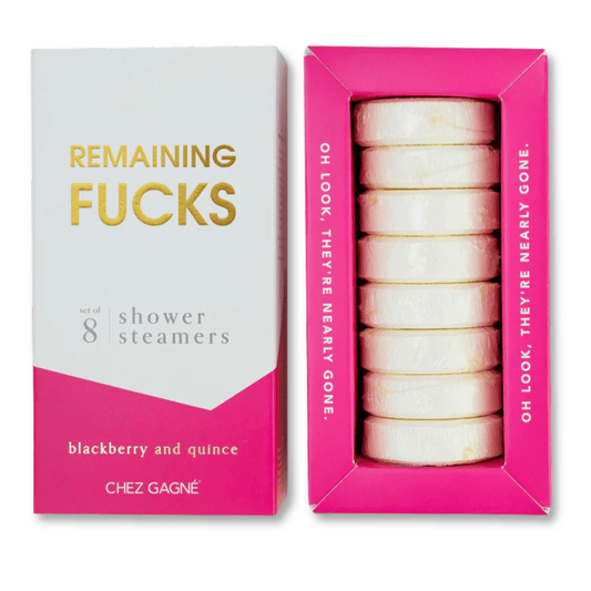 Remaining Fucks - Aromatherapy Shower Steamers - Blackberry Quince - Set of 8