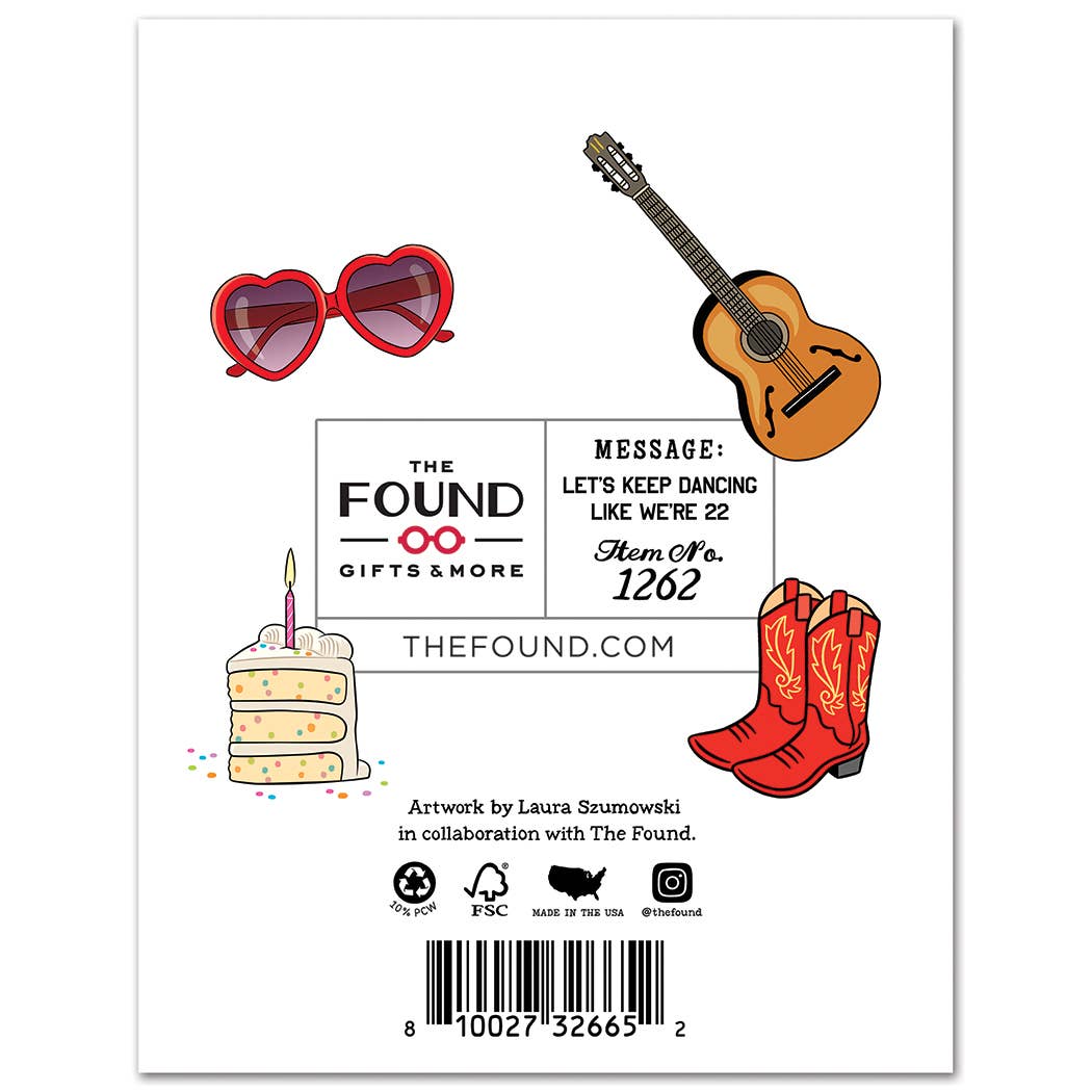 Taylor a Lot Going On Birthday Card