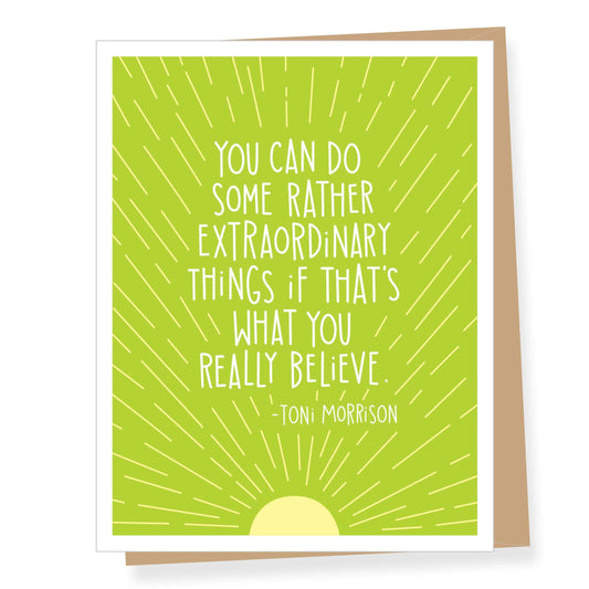 Toni Morrison Quote Graduation Card