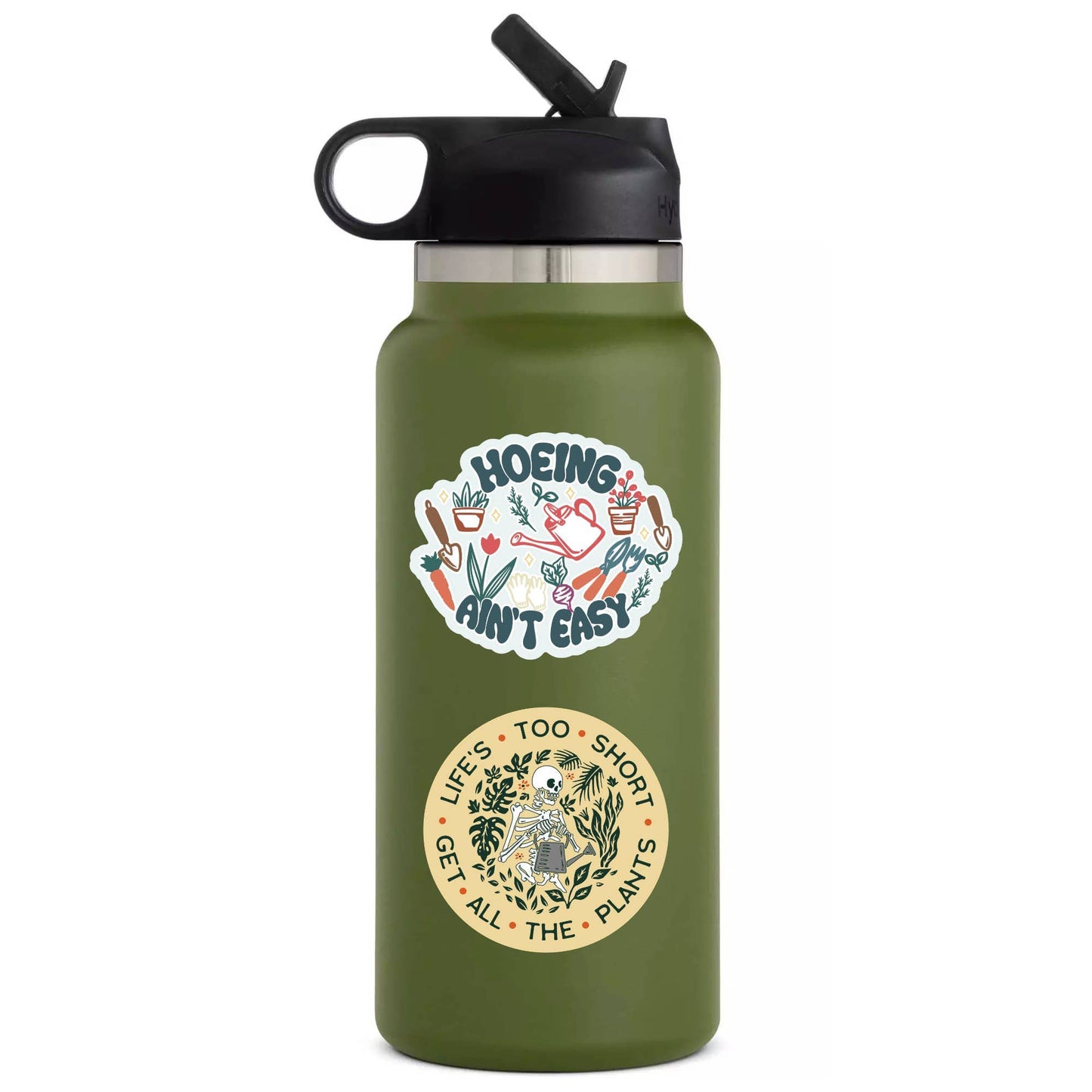 Hoeing Ain't Easy Sticker