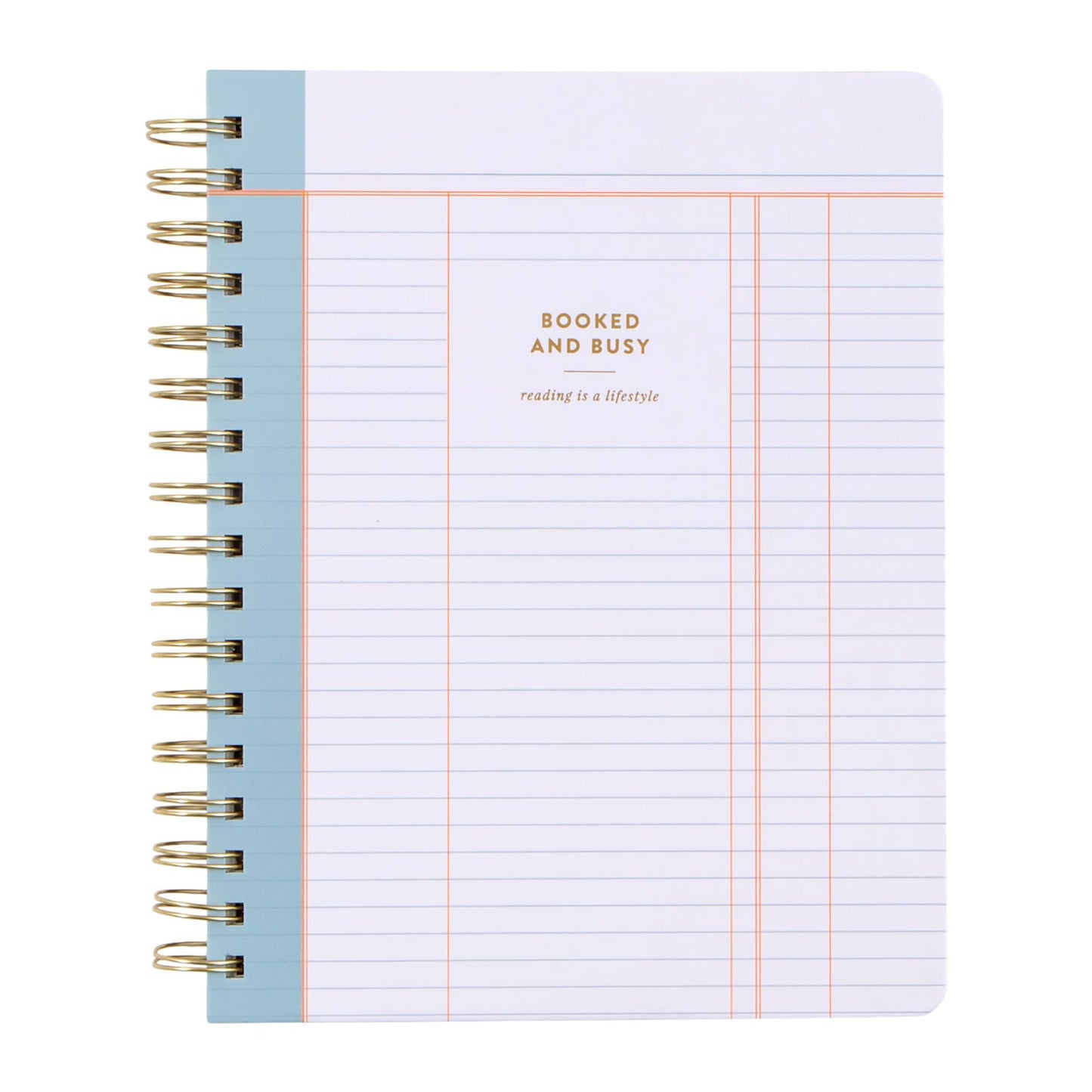 Booked and Busy Reader Spiral Notebook