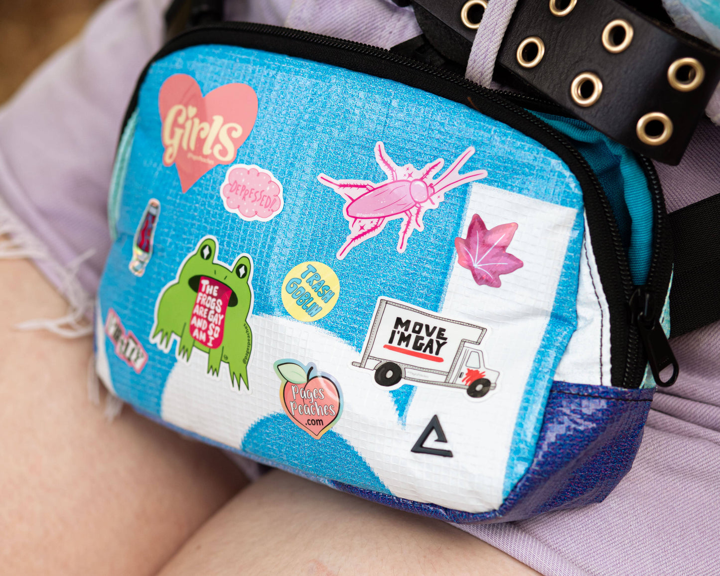 Men's Opinions Trash Can Sticker