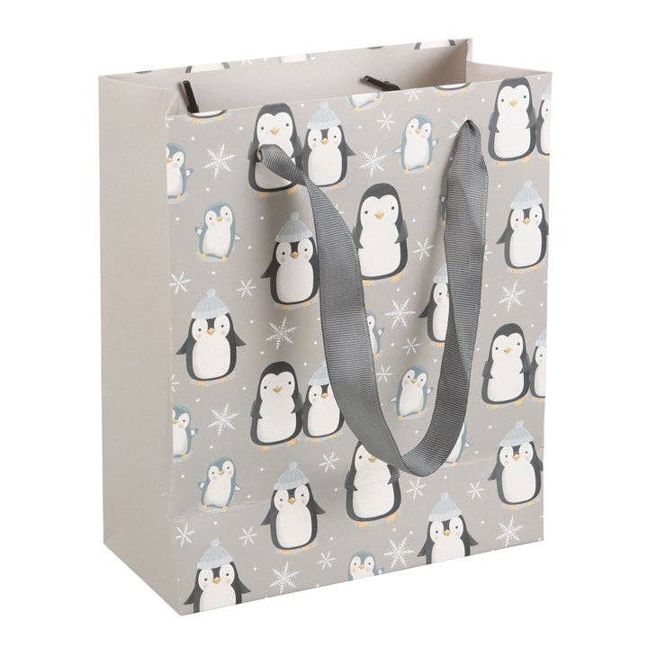 Medium Winter Penguin Gift Bag