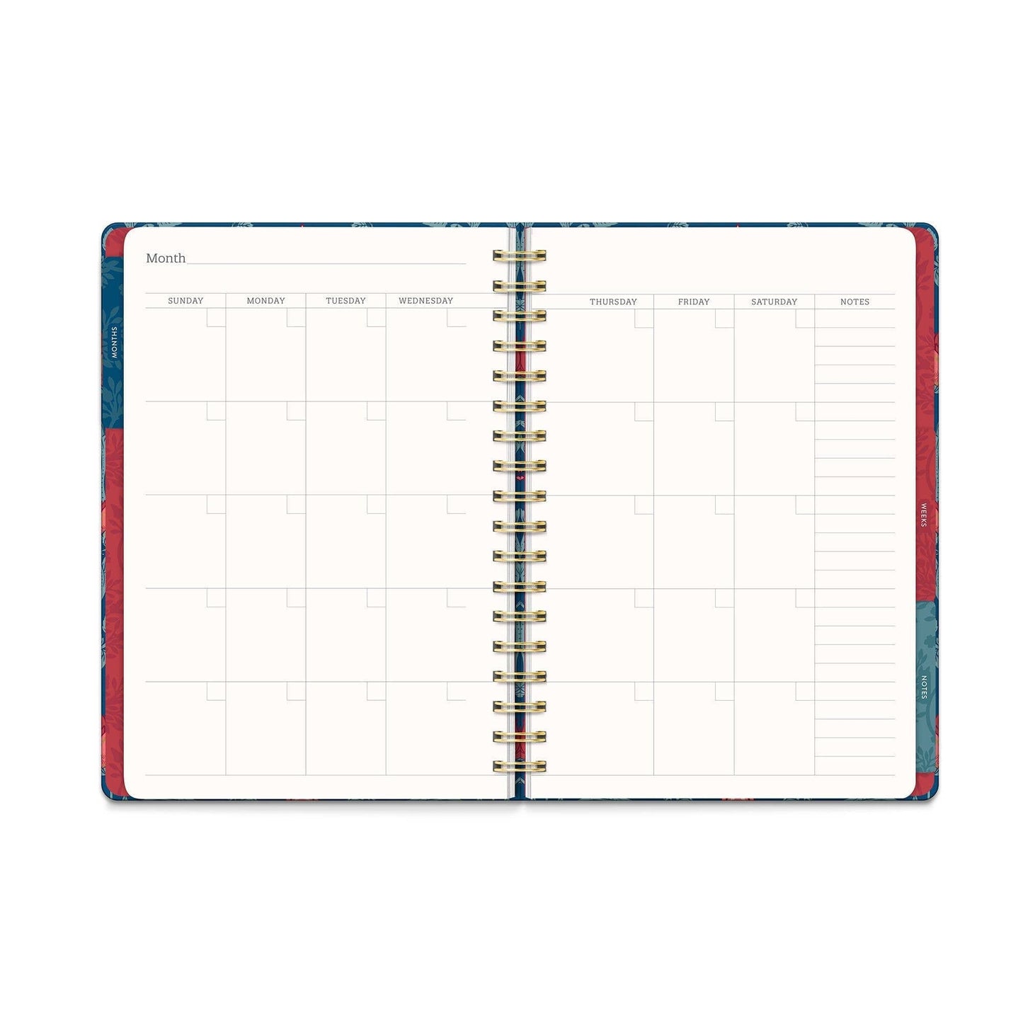 Garden Renaissance Undated Tri-Tab Planner