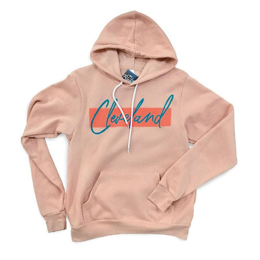 Cleveland Marker Script - Hooded Pullover