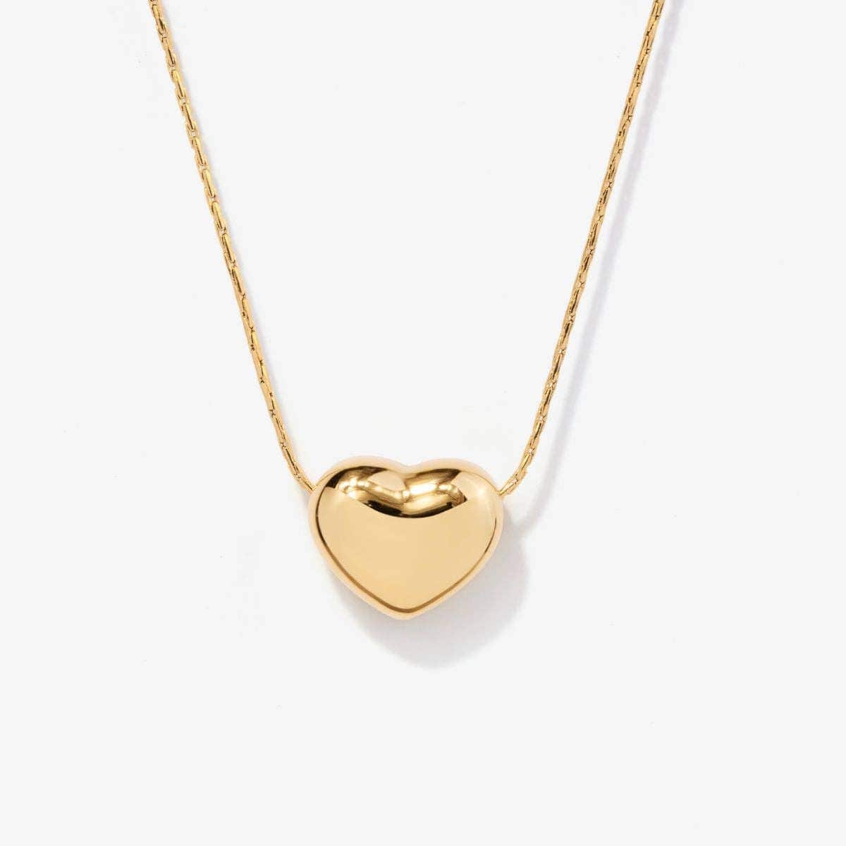 Pebble Heart Necklace