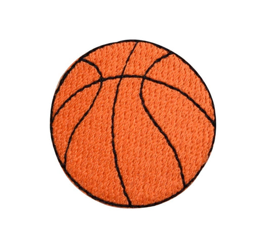 Basketball - 1.5" - Embroidered Iron on Patch