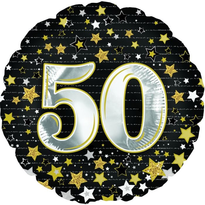 18" 50th Birthday Balloon