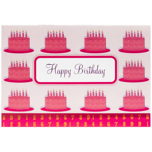 Cakes Happy Birthday Gift Card Holder