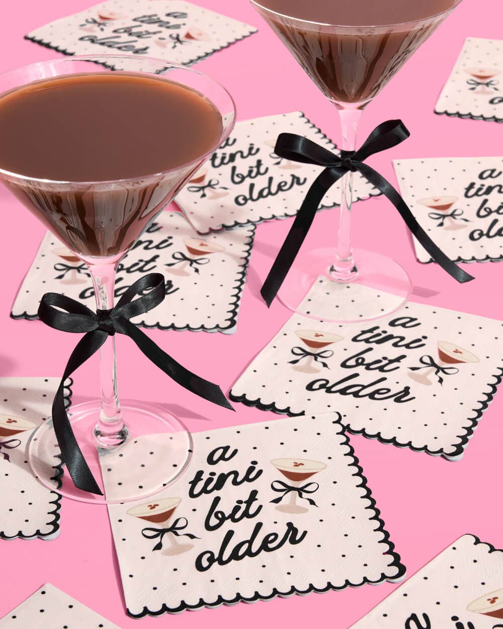 A Tini Bit Older Napkins 25 Pack | Martini, Birthday, Cheers