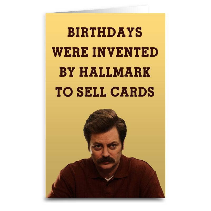 Ron Swanson Card