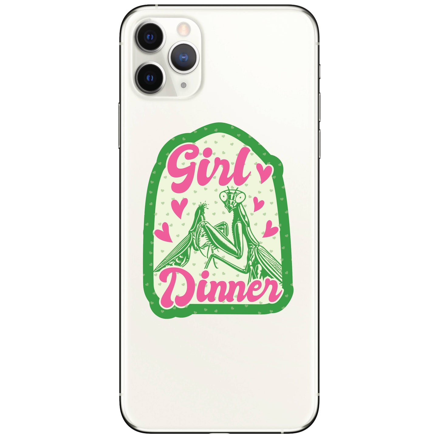 Girl Dinner Praying Mantis Sticker
