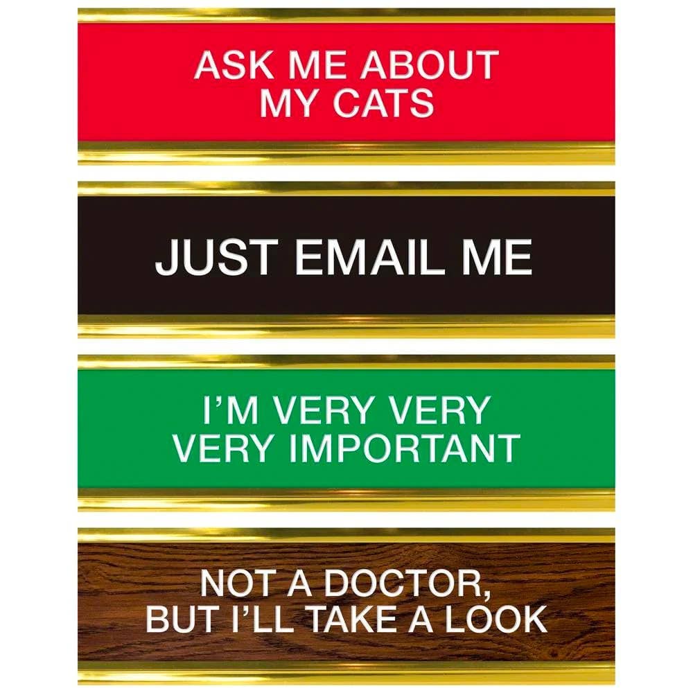Daily Desk Plaque - Desktop Flip Book - 50 Fun Phrases