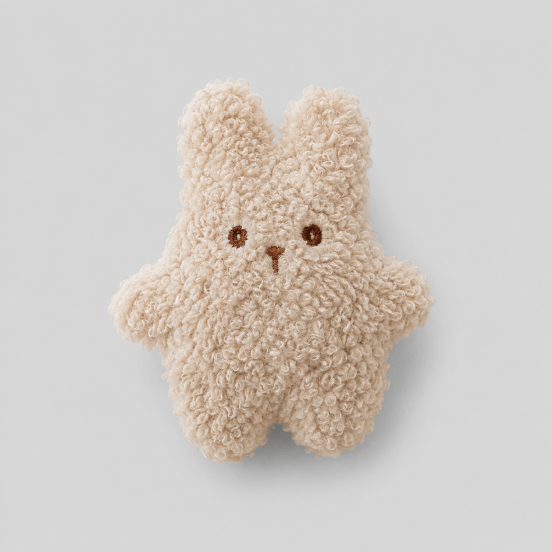 Plush Magnets: Beige Bunny / One Size