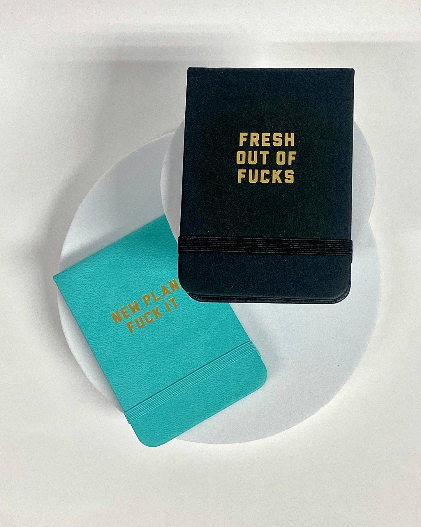 Fresh Out Of Fucks Leatherette Pocket Journal