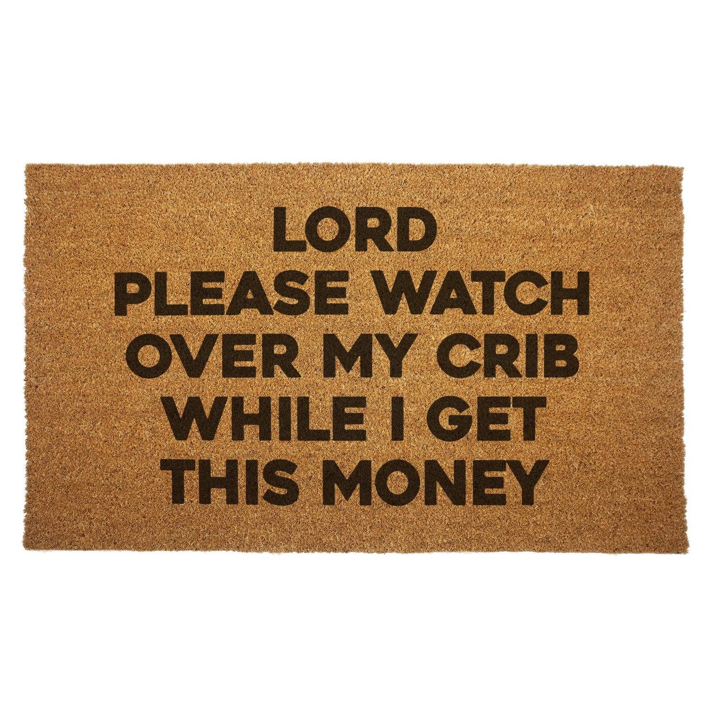 Lord Please Watch Over My Crib Door Mat