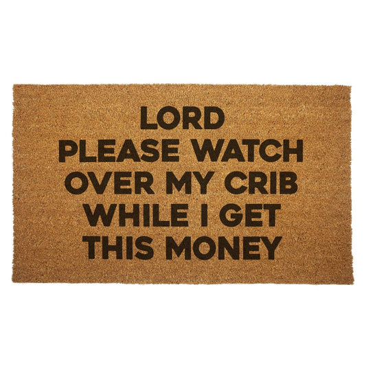 Lord Please Watch Over My Crib Door Mat