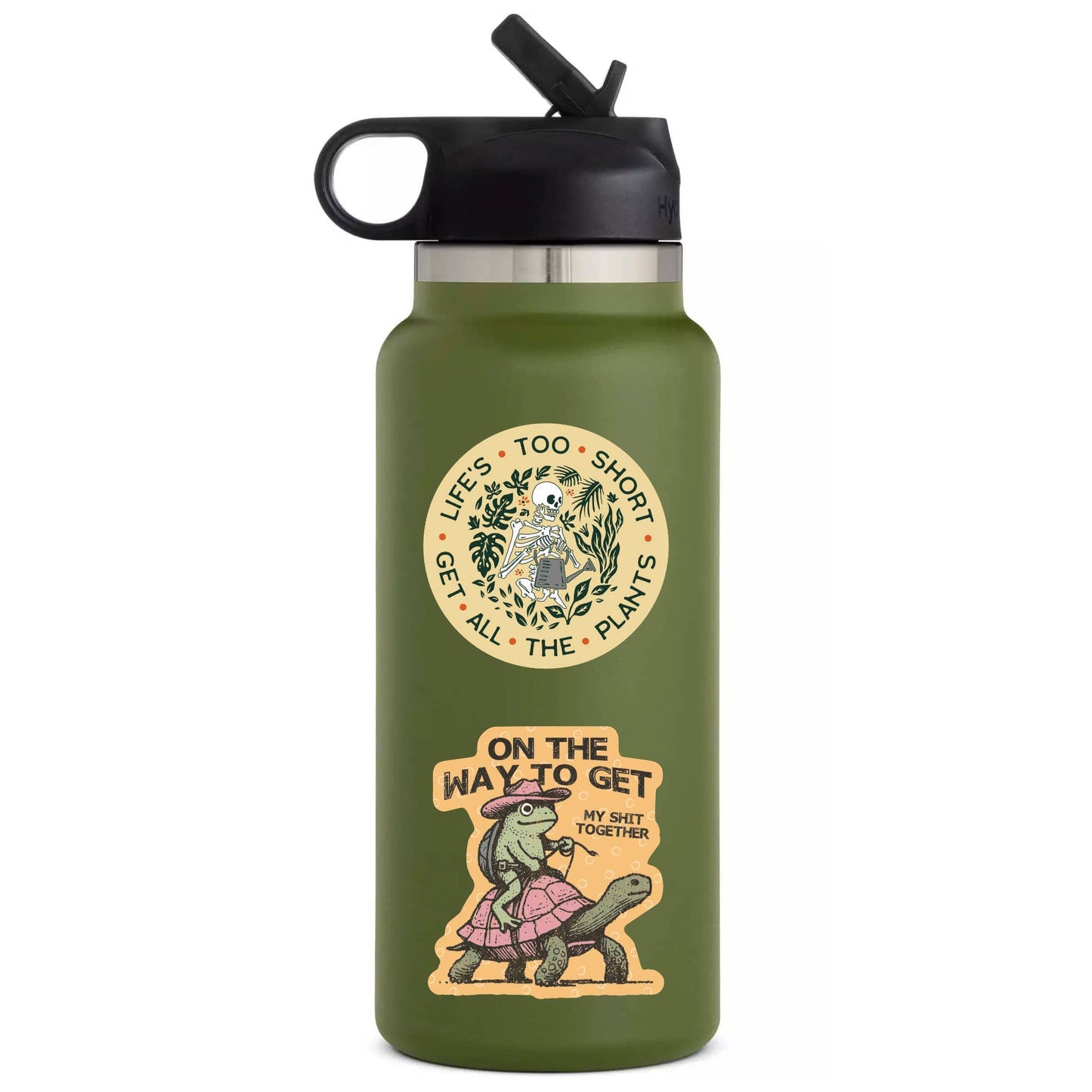 On The Way to Get My Shit Together Frog Turtle Sticker