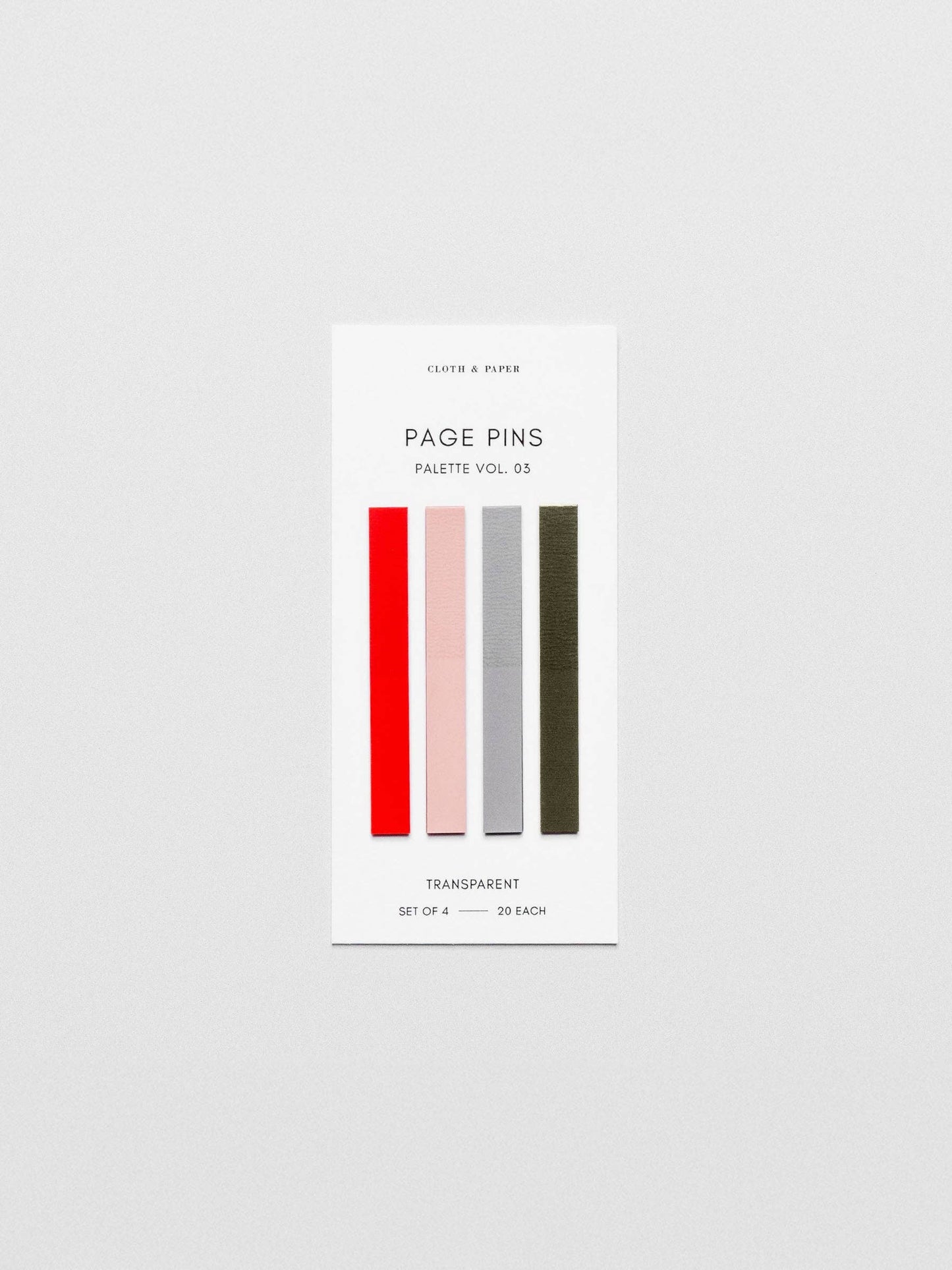Page Pins | Vol 03: Vol 03